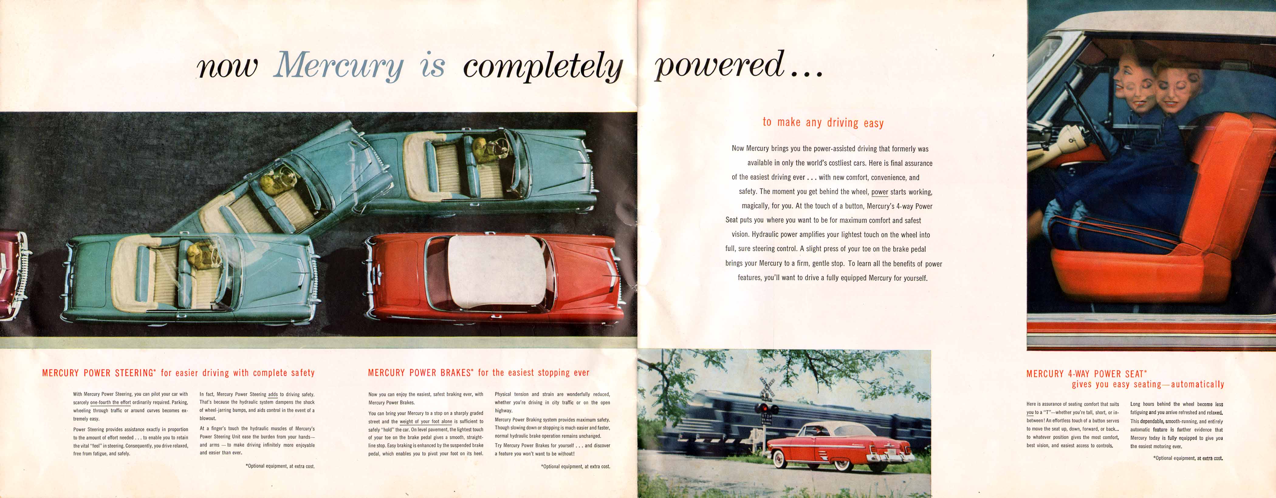 1954 Mercury Brochure Page 4